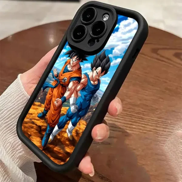 Dragon Ball Goku & Vegeta iPhone 11 Case – Black Soft