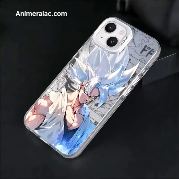 Dragon Ball Saiyan iPhone 11 Case – Silver Anti-Scratch