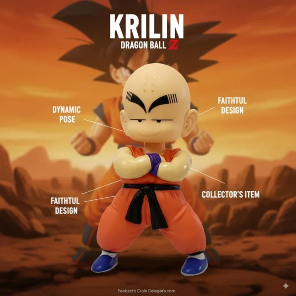Krillin Kid Figure 21 cm – Dragon Ball Z Collectible